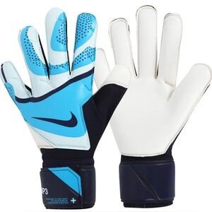 Nike Goalkeeper Grip 3 Gloves Unisex Football Soccer Gloves Blue FB2998-420 Sz 9